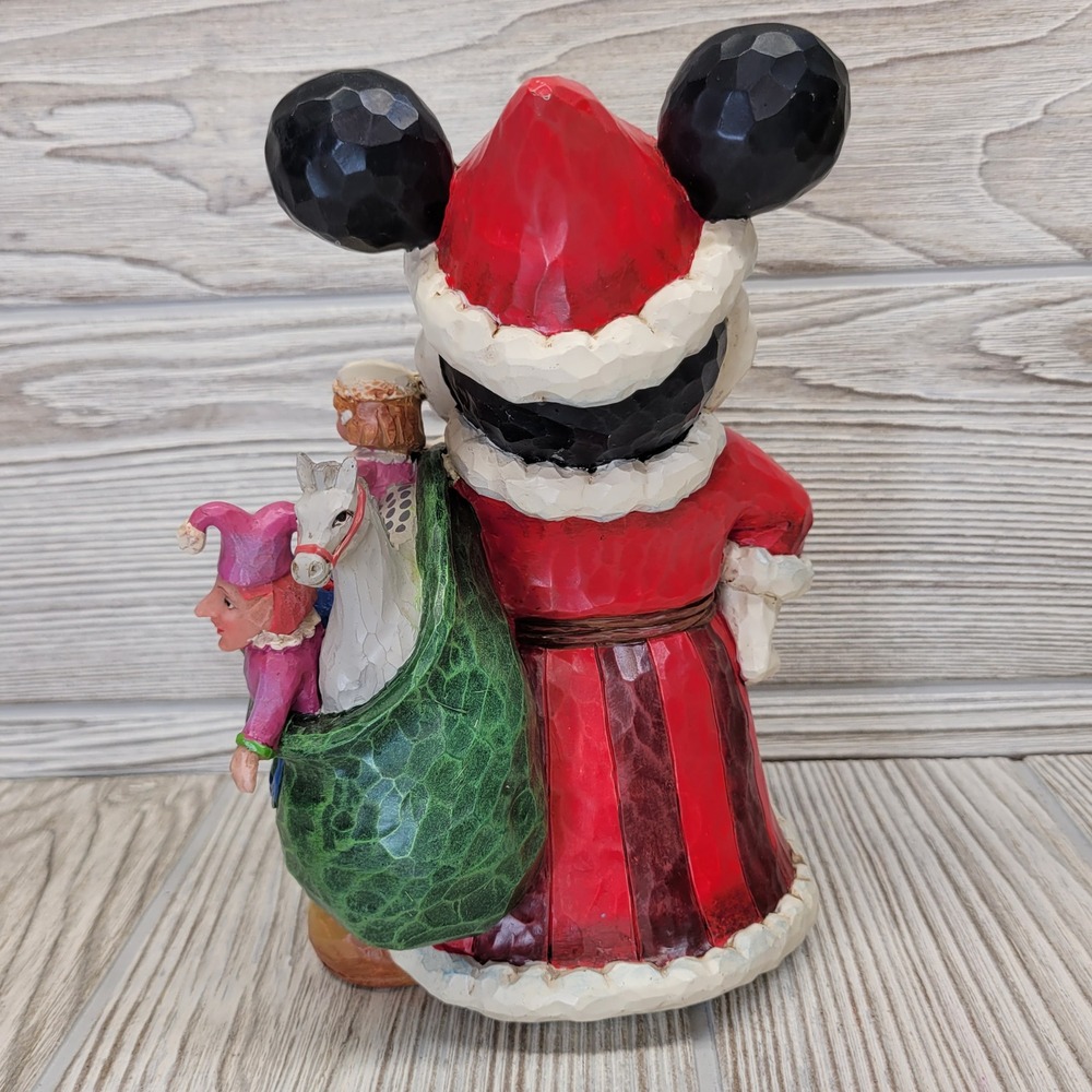 Jim Shore Disney Toys To The World Mickey Mouse Santa Traditions Figure 4027922 - Picture 3 of 10